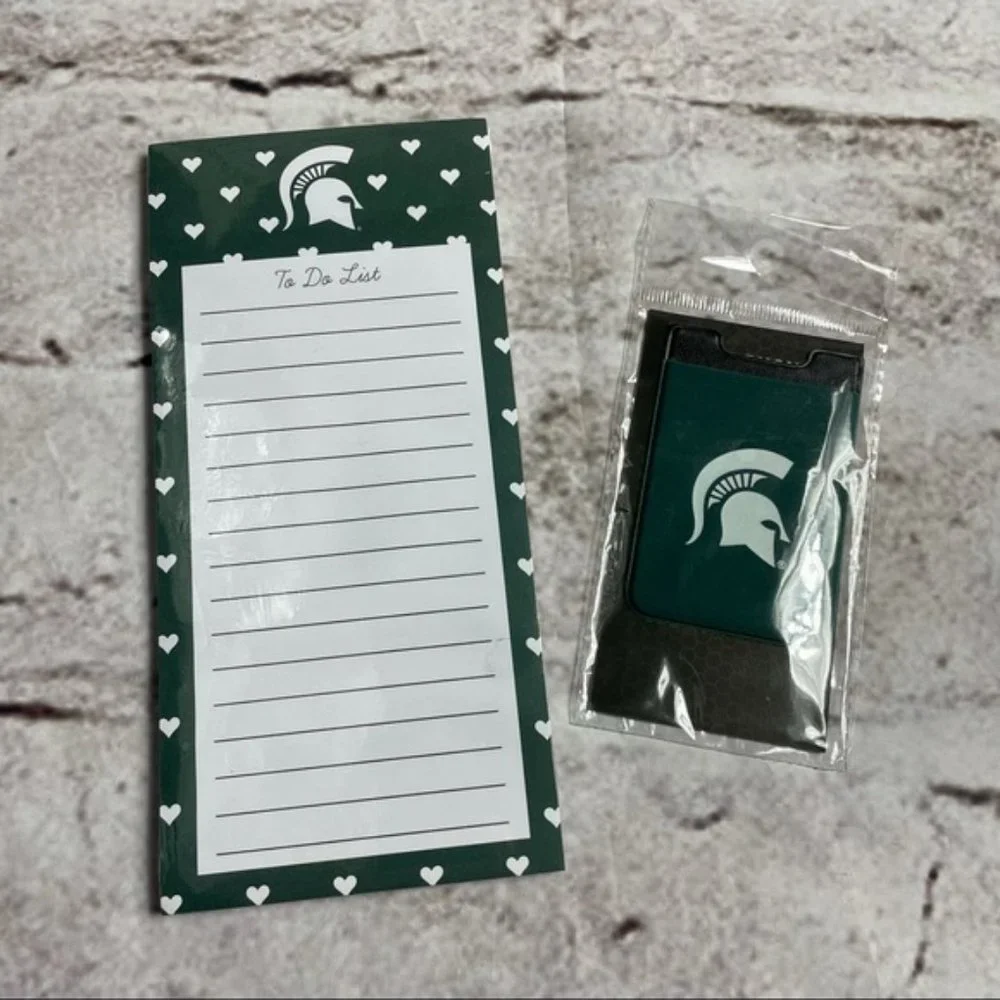 💰5/$20 NIP Michigan State Spartans Gift Set